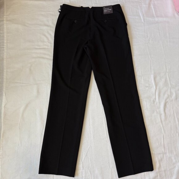 Tommy Hilfiger Black Fairfield Trouser Relaxed Straight Leg Size 6 - Picture 2 of 6